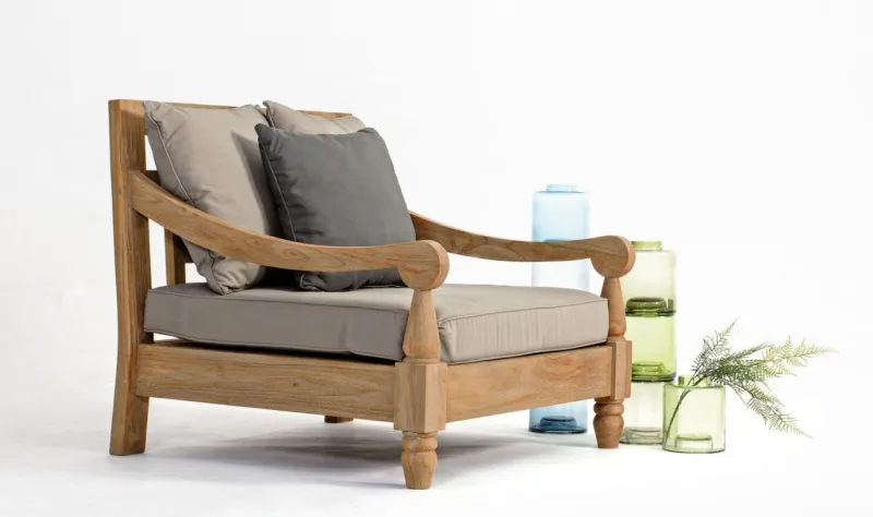 Hot Bizzotto POLTRONA IN TEAK SFODERABILE - BALI FSC