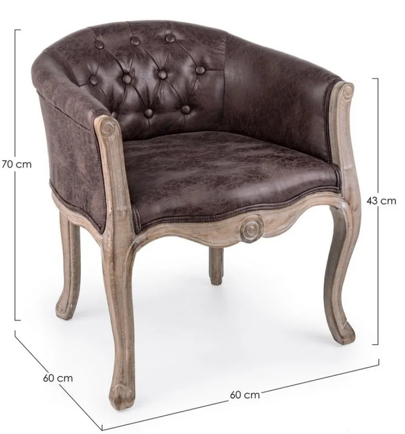 Discount Bizzotto POLTRONA IN TESSUTO - DIVA