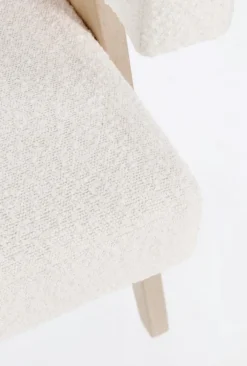 Bizzotto POLTRONA IN TESSUTO AVORIO - FAIZA