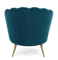 Clearance Bizzotto POLTRONA IN VELLUTO BLU - GILIOLA