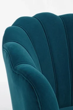 Clearance Bizzotto POLTRONA IN VELLUTO BLU - GILIOLA
