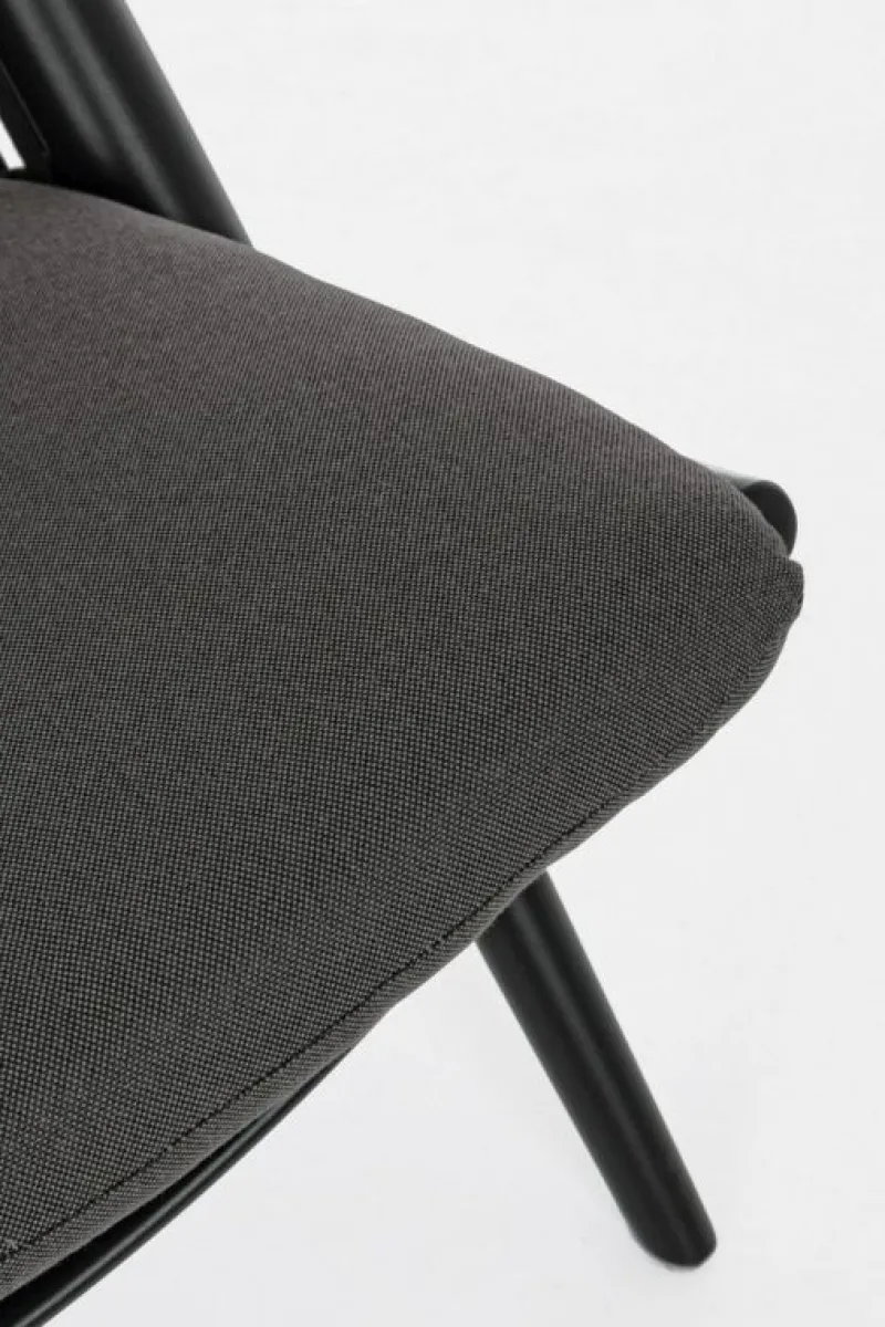 Bizzotto POLTRONA LOUNGE IN CORDA PER ESTERNO NERO XK0Y - ALOHA NEW