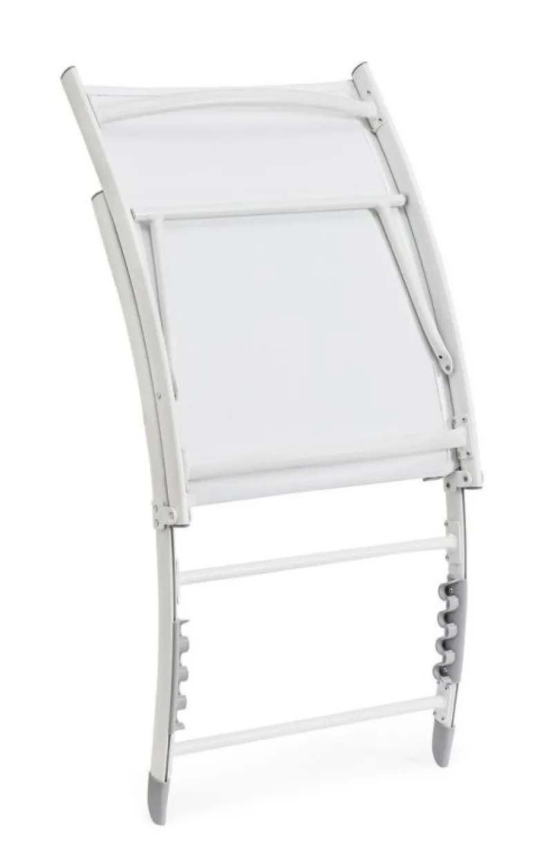 Outlet Bizzotto POLTRONA LOUNGE RECLINABILE BIANCA - TAYLOR