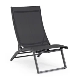 Bizzotto POLTRONA LOUNGE RECLINABILE GRIGIO SCURO - TAYLOR