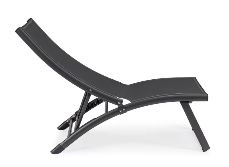 Bizzotto POLTRONA LOUNGE RECLINABILE GRIGIO SCURO - TAYLOR