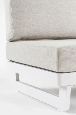 New Bizzotto POLTRONA MODULARE IN ALLUMINIO BIANCO WG20 - INFINITY