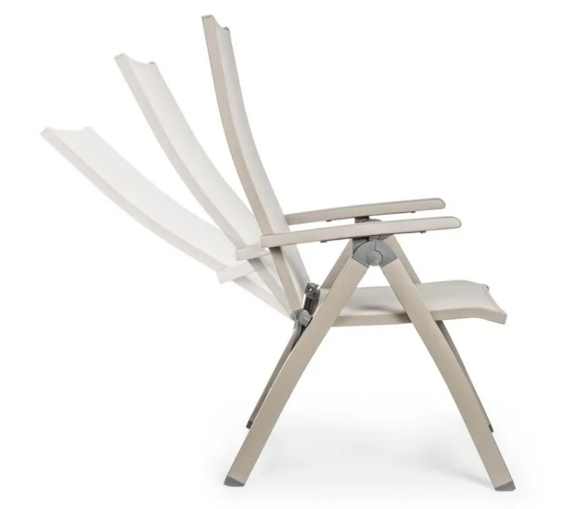 Bizzotto POLTRONA RECLINABILE IN ALLUMINIO PIEGHEVOLE - VICTOR