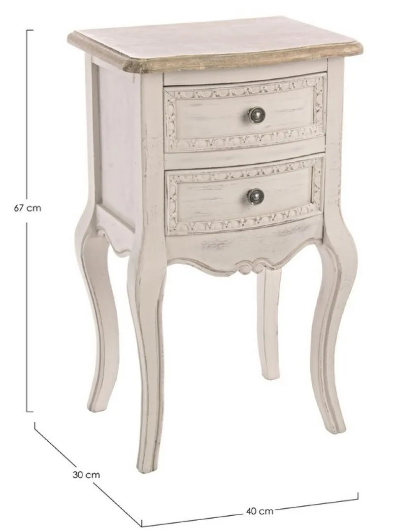 Outlet Bizzotto PORTALAMPADA IN LEGNO - CLARISSE