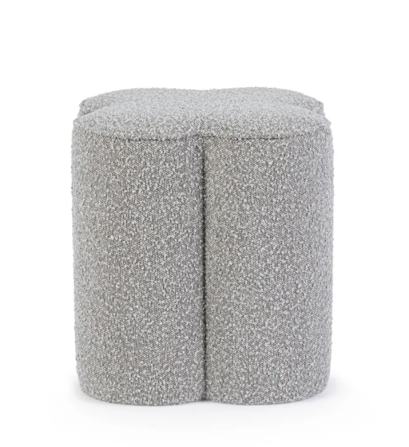 Clearance Bizzotto POUF EFFETTO BOUCLE' GRIGIO - COINTA