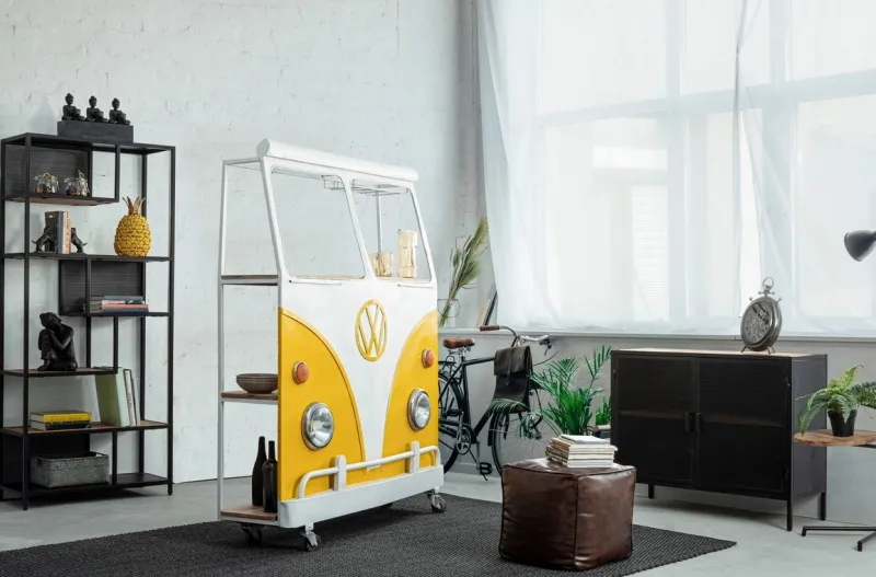 Best Bizzotto POUF IN PELLE MARRONE - MENDEZ