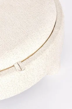 Clearance Bizzotto POUF TANYA C-VASS TONDO BIANCO