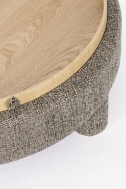 New Bizzotto POUF TANYA C-VASS TONDO GRIGIO