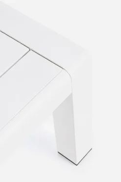 New Bizzotto SALOTTO ANGOLARE IN ALLUMINIO BIANCO CX21 - KONNOR