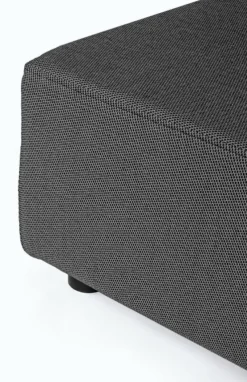 Clearance Bizzotto SALOTTO ANGOLARE IN TESSUTO PER ESTERNO ANTRACITE - PIPER