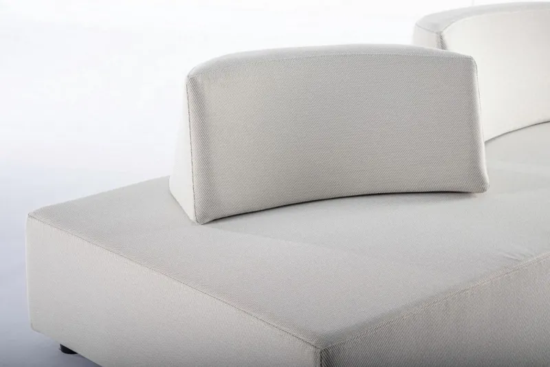 Best Bizzotto SALOTTO ANGOLARE IN TESSUTO PER ESTERNO COLOR SABBIA - PIPER