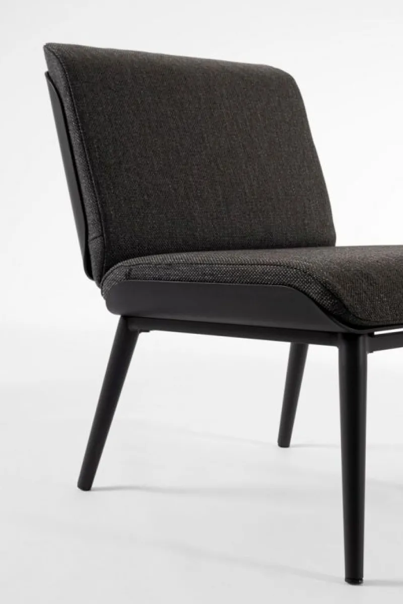 Outlet Bizzotto SALOTTO IN ALLUMINIO ANTRACITE WG21 - ISABELA