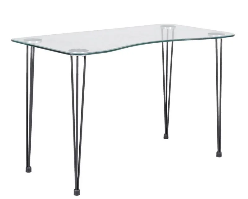 Clearance Bizzotto SCRIVANIA 120X60 NERA - RONDO'