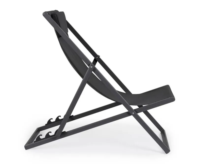 Discount Bizzotto SDRAIO IN ALLUMINIO ANTRACITE - TAYLOR