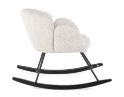 New Bizzotto SEDIA A DONDOLO EFFETTO BOUCLE' NATURALE - SIBILLA