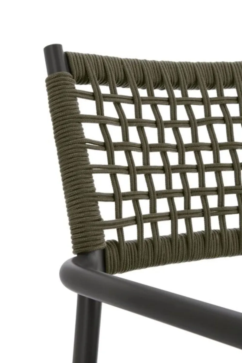 Best Bizzotto SEDIA C-BR CALETA ANTRACITE/VERDE