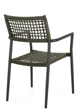 Best Bizzotto SEDIA C-BR CALETA ANTRACITE/VERDE