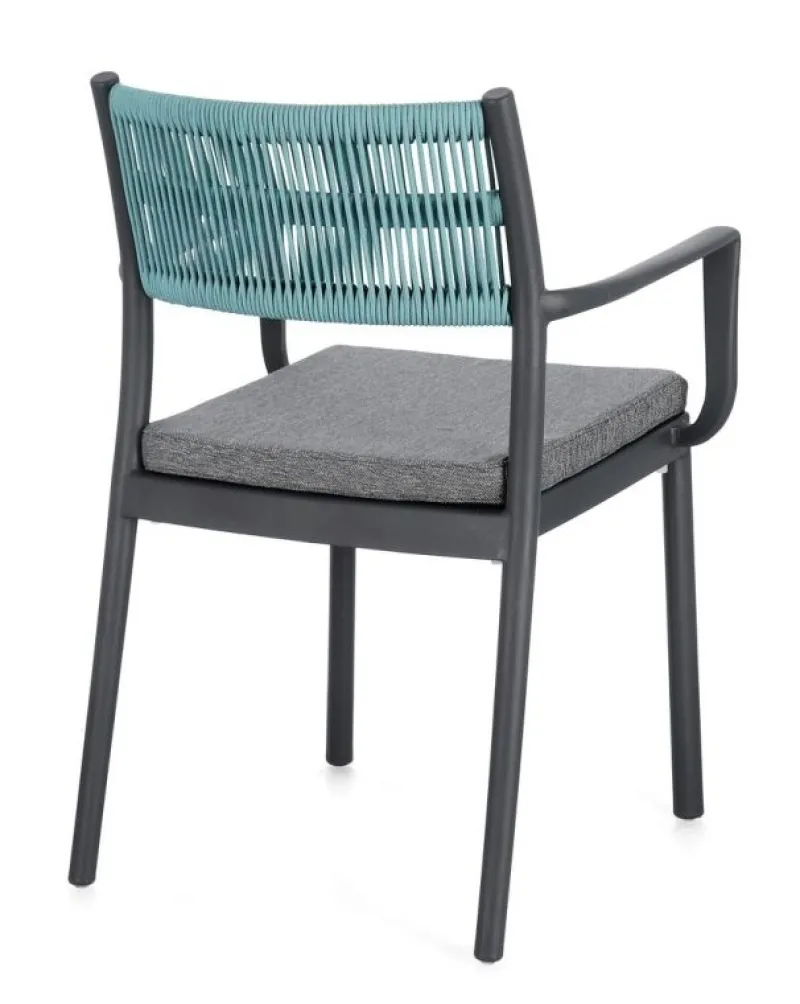 Best Bizzotto SEDIA C-BR C-C ALVIN ANTRACITE/AVIO