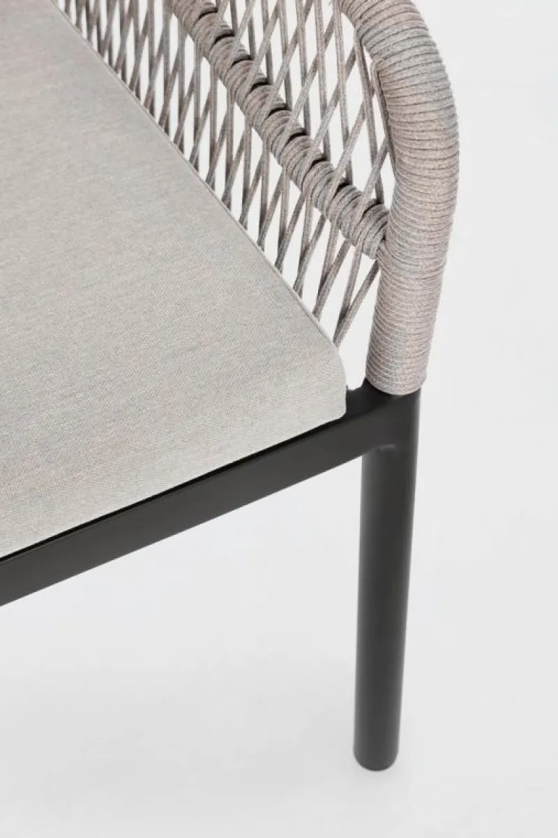 New Bizzotto SEDIA C-BR C-C GALDANA ANTRACITE/KHAKI