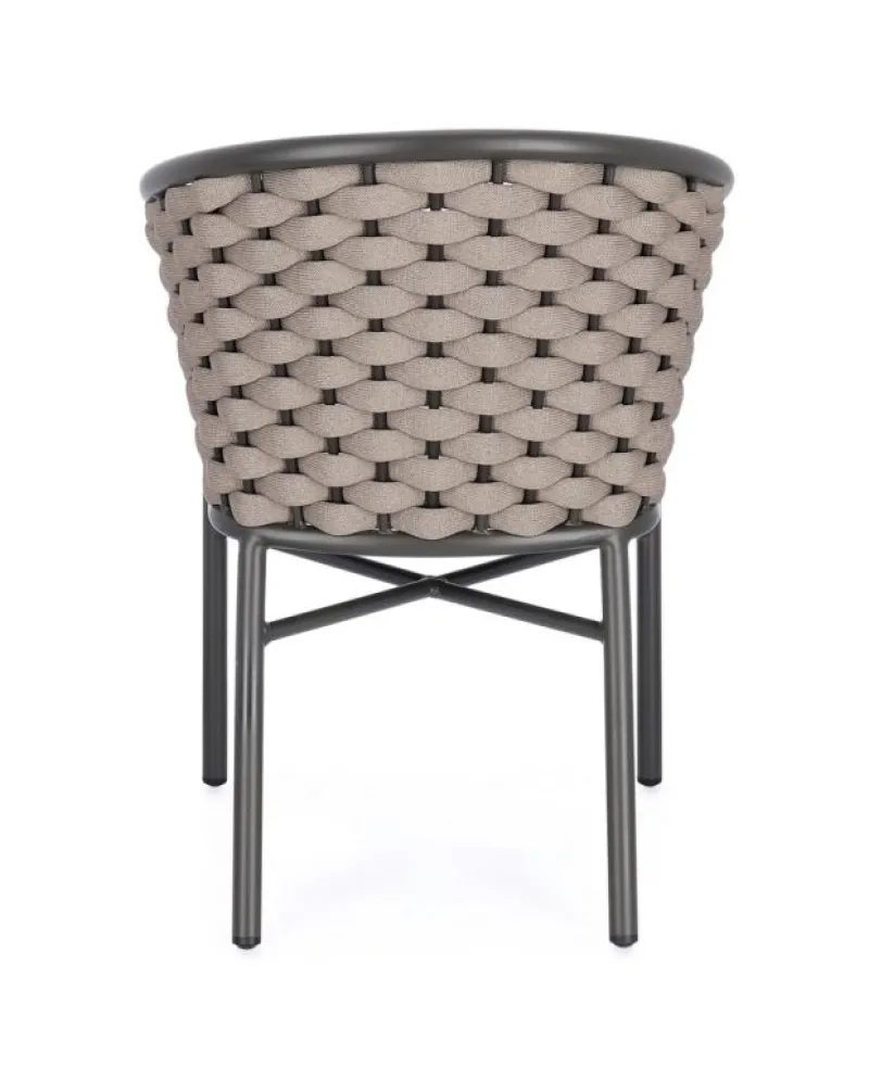 Clearance Bizzotto SEDIA C-BR C-C MARGALIDA ANTRACITE/KHAKI