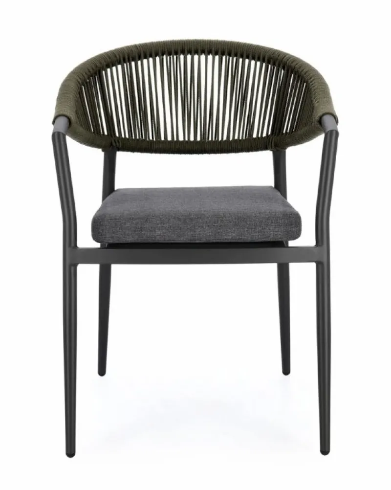 Hot Bizzotto SEDIA C-BR C-C MILLOR ANTRACITE/VERDE