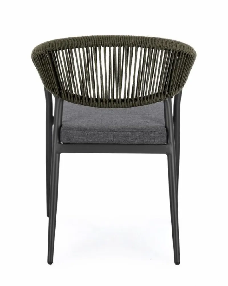 Hot Bizzotto SEDIA C-BR C-C MILLOR ANTRACITE/VERDE