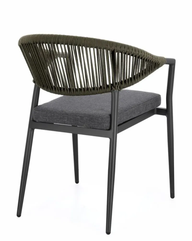 Hot Bizzotto SEDIA C-BR C-C MILLOR ANTRACITE/VERDE