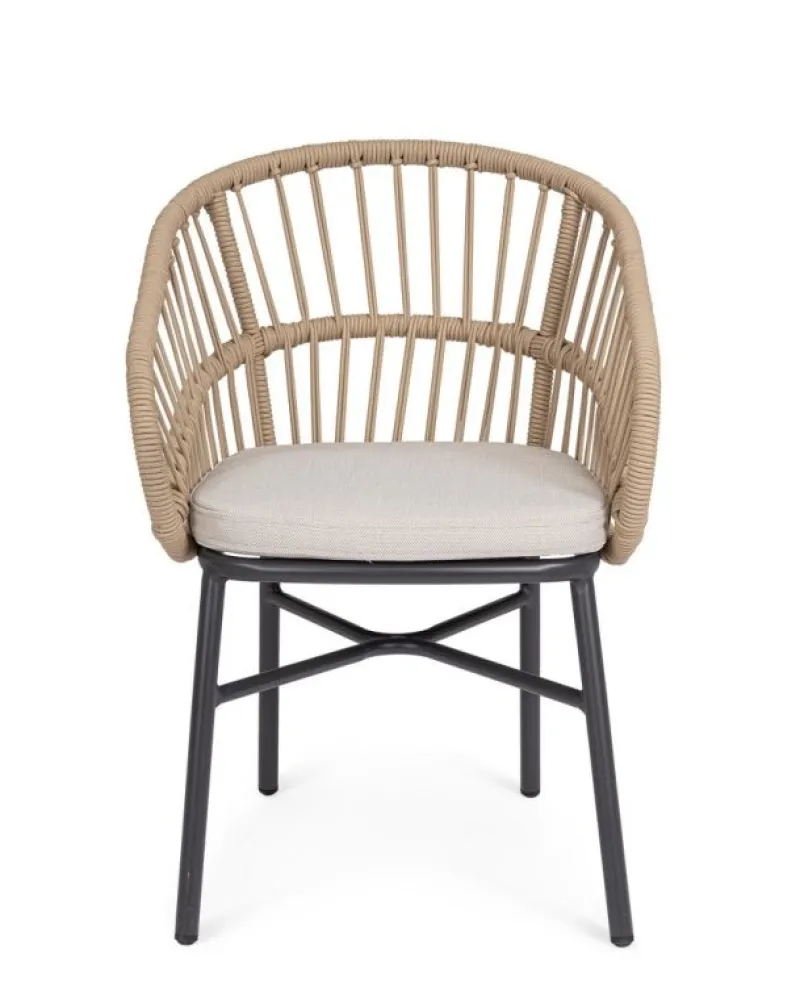 Outlet Bizzotto SEDIA C-BR C-C ODIVELAS BEIGE