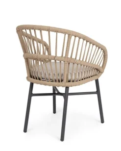 Outlet Bizzotto SEDIA C-BR C-C ODIVELAS BEIGE