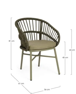 Sale Bizzotto SEDIA C-BR C-C ODIVELAS VERDE