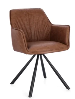 Best Bizzotto SEDIA C-BR GIREV.BREVAL MARRONE CHIARO