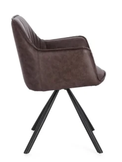New Bizzotto SEDIA C-BR GIREV.BREVAL MARRONE SCURO