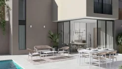 Outlet Bizzotto SEDIA C-BR JANDIA BIANCO/BEIGE