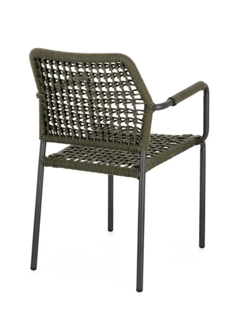 Online Bizzotto SEDIA C-BR RAJADA ANTRACITE/VERDE