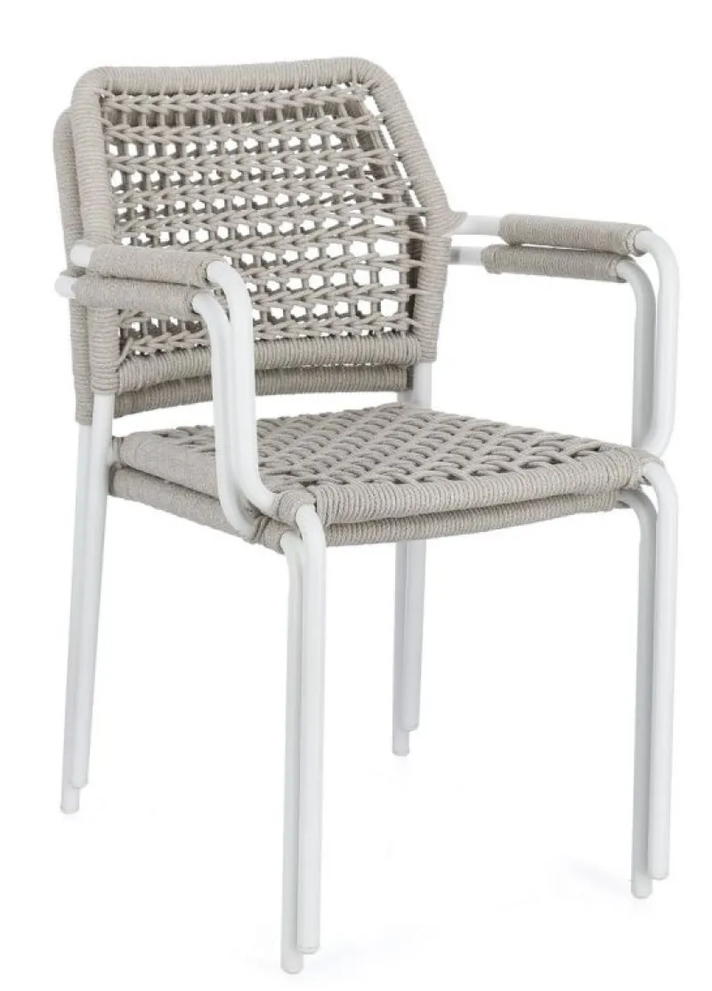 Online Bizzotto SEDIA C-BR RAJADA BIANCO