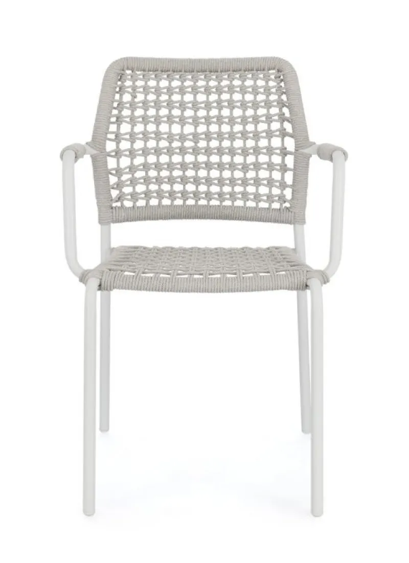 Outlet Bizzotto SEDIA C-BR RAJADA BIANCO