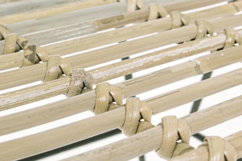 Outlet Bizzotto SEDIA CON BRACCIOLI IN FIBRE NATURALI - RAQUEL