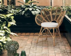 Online Bizzotto SEDIA CON BRACCIOLI IN FIBRE NATURALI - FLORES