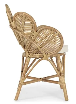 Online Bizzotto SEDIA CON BRACCIOLI IN FIBRE NATURALI - FLORES