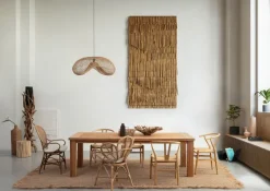 Online Bizzotto SEDIA CON BRACCIOLI IN FIBRE NATURALI - FLORES