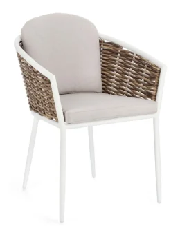 Hot Bizzotto SEDIA CON CUSCINO BIANCO YK11 - MARIBELA