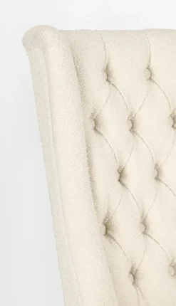 New Bizzotto SEDIA EFFETTO BOUCLE' NATURALE - COLUMBIA