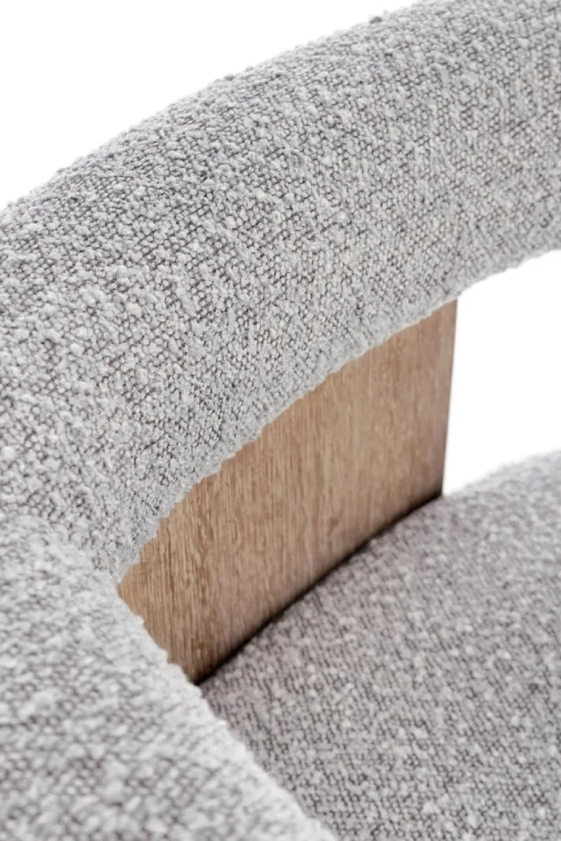 Online Bizzotto SEDIA EFFETTO BOUCLE' NATURALE GRIGIO - AGAPE