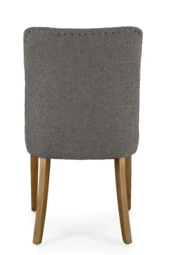 Bizzotto SEDIA EFFETTO BOUCLE' GRIGIO - BEATRIZ