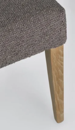 Bizzotto SEDIA EFFETTO BOUCLE' GRIGIO - BEATRIZ