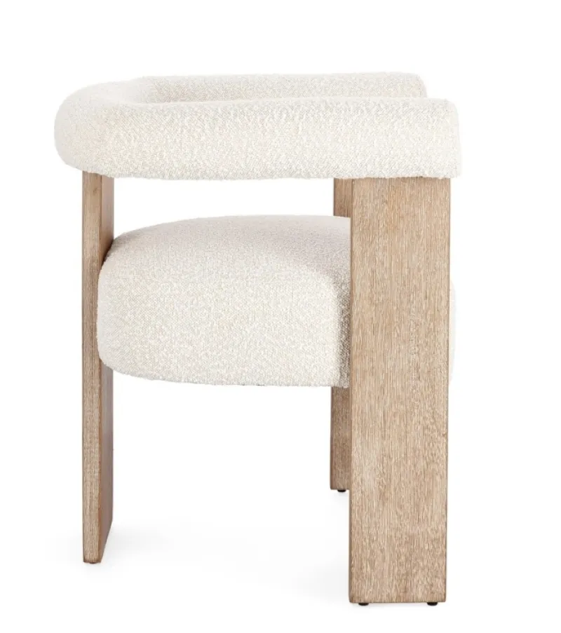 Best Bizzotto SEDIA EFFETTO BOUCLE' NATURALE - AGAPE